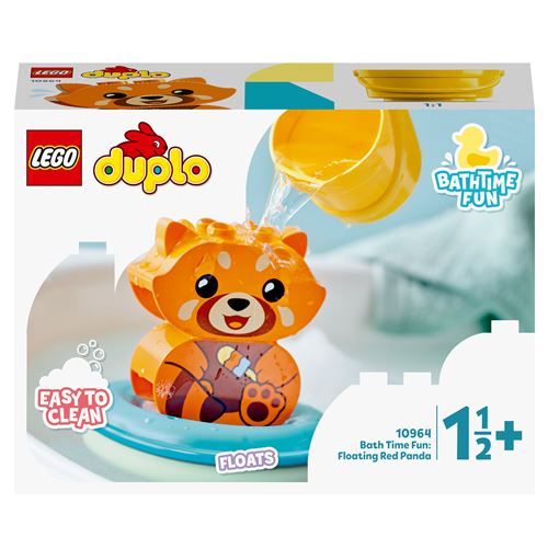 LEGO DUPLO 10964 Hora do Banho Divertido: Panda Vermelho Flutuante