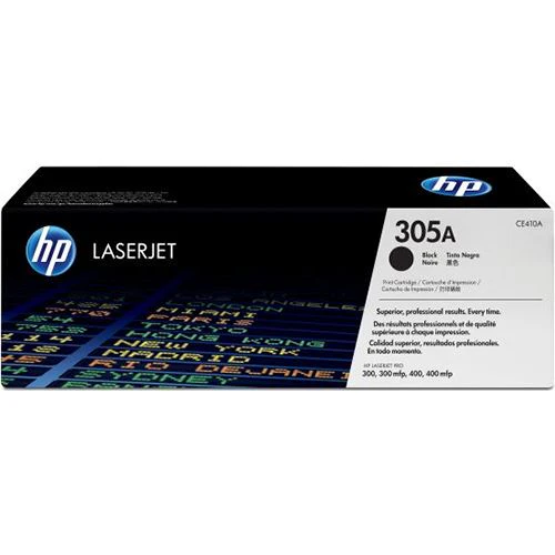 Toner HP LaserJet Original 305A - Preto - CE410A