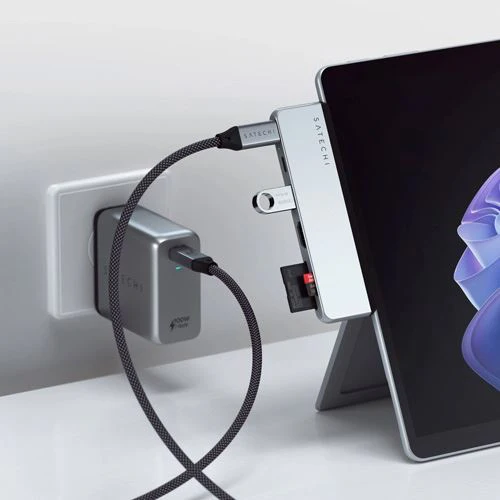 Hub Adaptador Satechi ST-HSP9P Dual USB-C 6 Portas para Surface Pro 9/10/11 - Image 9