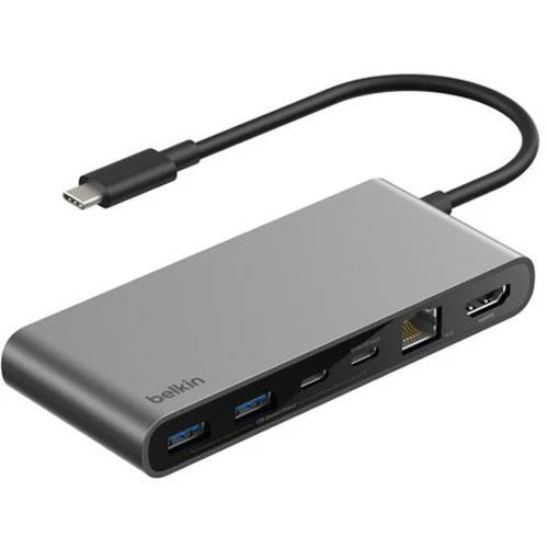 Hub USB 8 em 1 + Ethernet - Space Gray