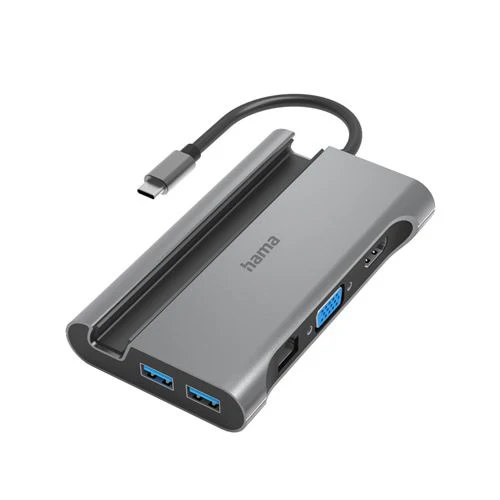 Hub USB-C Hama 3x USB-A 1xUSB-C 1xVGA 1xHDMI 1xLAN