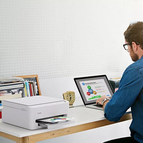 Impressora Multifunções a Jato de Tinta canon Pixma TS4150i - Branca - Image 9