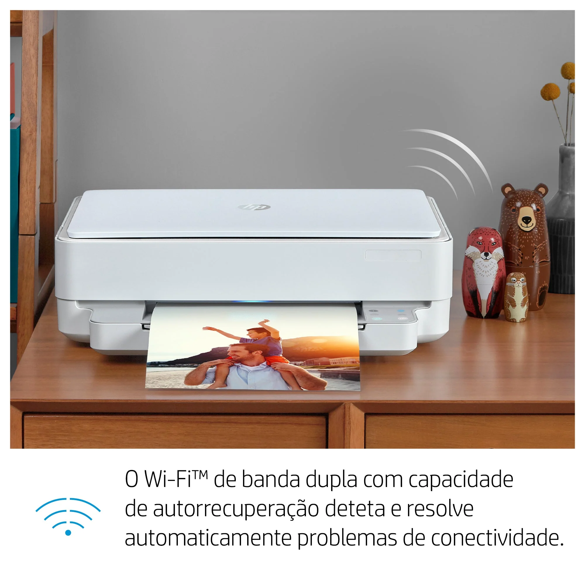 Impressora Multifunções HP Envy 6022e Jato de Tinta Cores WiFi Instant Ink - Image 11