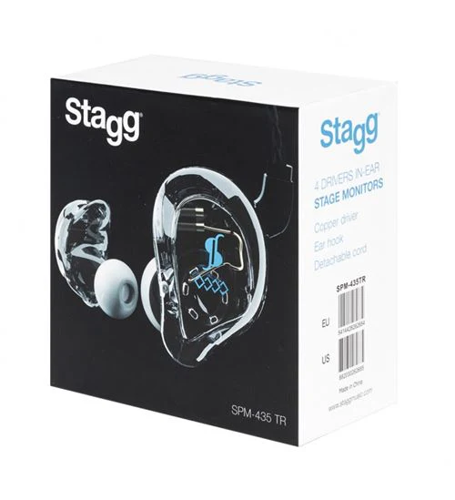 Auriculares Monitor Stagg SPM-435 - Transparente