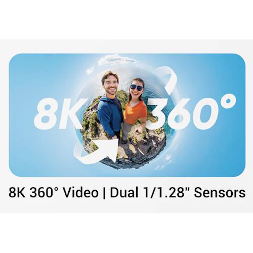 Action Cam 360º Insta360 X5 - Standard Bundle - Preto - Image 12