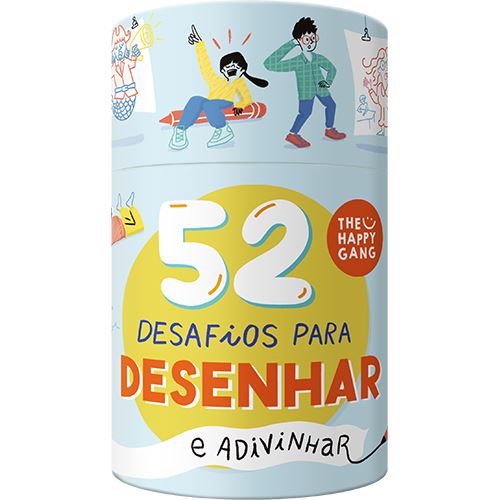 Jogo 52 Desafios para Desenhar e Adivinhar - The Happy Gang