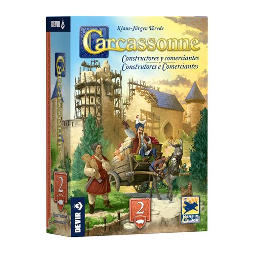 Jogo Carcassonne Expansão 2: Construtores e Comerciantes - Devir