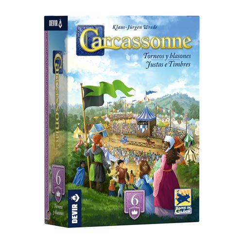 Jogo Carcassonne Expansão 6: Justas e Timbres - Devir