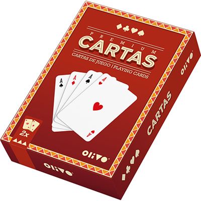 Jogo de Cartas com 2 Packs - Olivo