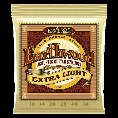 Jogo de Cordas para Guitarra Acústica Ernie Ball-2006
