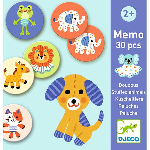 Jogo de Memória com Animais - 30 Peças - Djeco - Image 2