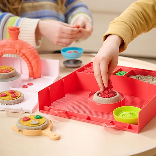 Jogo de Plasticina Kinetic Sand - Squish Pizza - Spin Master - Image 4