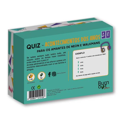 Jogo de Tabuleiro Burnout - Acontecimentos Anos 90 - Image 2