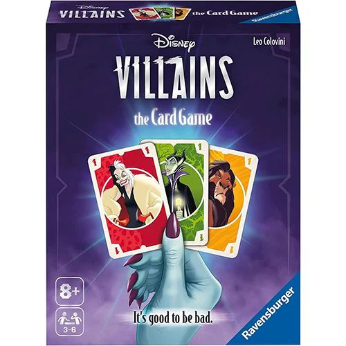 Jogo de Tabuleiro Disney Villans The Card Game: It´s Good To Be Bad - Ravensburger | Divercentro