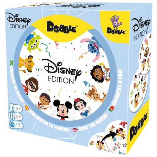 Jogo de Tabuleiro Dobble Disney Edition - Zygomatic