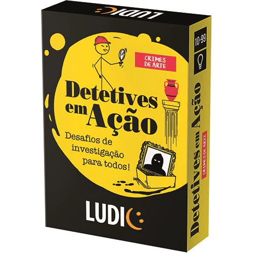 Jogo Detetives em Ação - Crimes de Arte - Ludic | Sig Toys