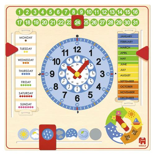 Jogo do Relógio Calendário - Jumbo Goula | Diset - Image 2
