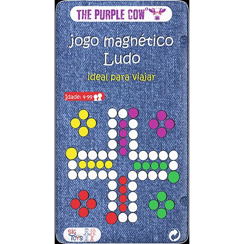 Jogo Magnético: Ludo - The Purple Cow | Sig Toys