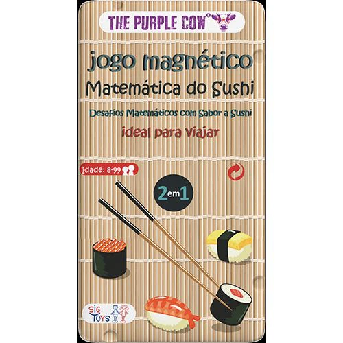 Jogo Magnético: Matemática do Sushi - The Purple Cow | Sig Toys