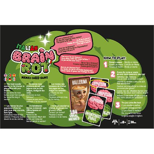 Jogo Meme Card Games - Italian Brain Rot - Creative Toys - Image 2