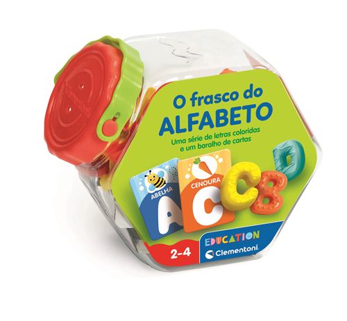 Jogo, O Frasco do Alfabeto - Education Clementoni