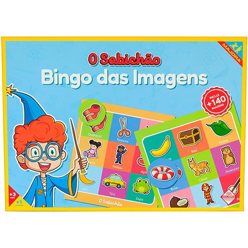 Jogo O Sabichão: Bingo das Imagens - Majora | Concentra