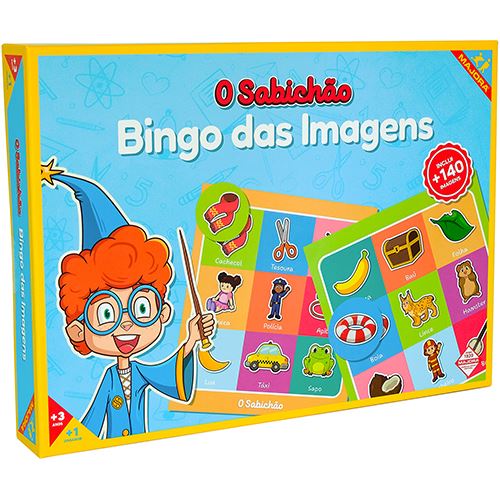 Jogo O Sabichão: Bingo das Imagens - Majora | Concentra - Image 2