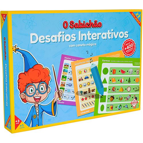Jogo O Sabichão: Desafios Interativos com Caneta Mágica - Majora | Concentra - Image 2
