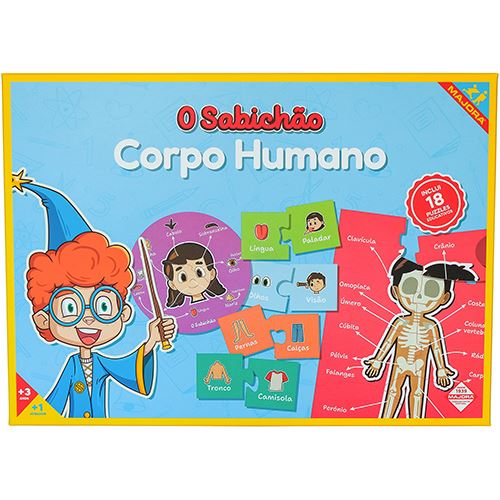 Jogo O Sabichão: O Corpo Humano - Majora | Concentra