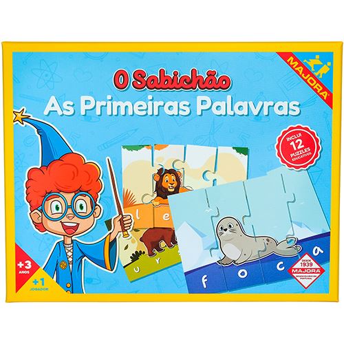 Jogo O Sabichão: As Primeiras Palavras - Majora | Concentra