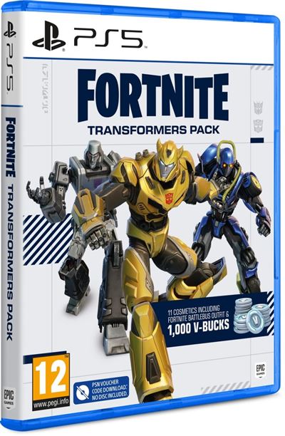Fortnite Transformers Pack - (Código de descarga digital) - PS5