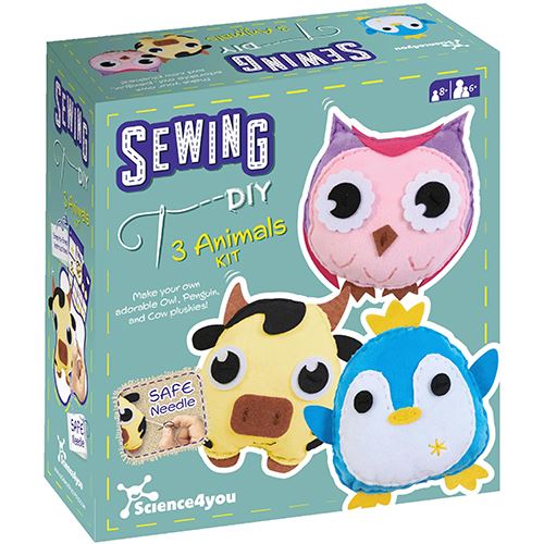 Kit de Costura DIY - 3 em 1 - Science4you