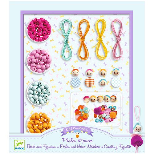 Kit de Missangas - Constrói Pulseiras - 200 Peças - Djeco - Image 2