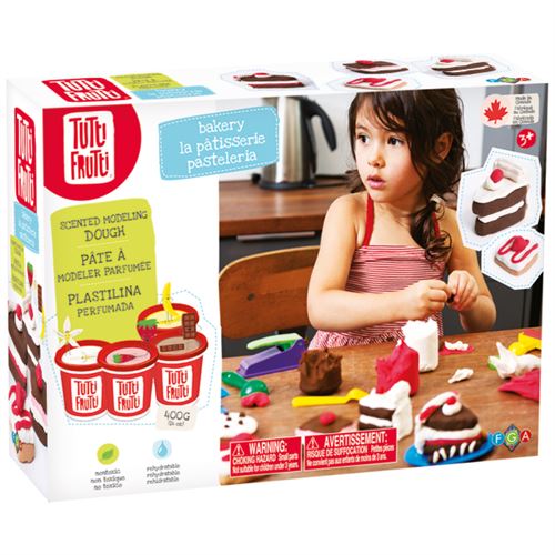 Kit de Plasticina Padaria: 4 Potes + Acessórios - Tutti Frutti | Sig Toys