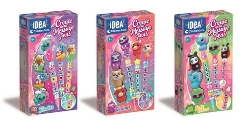 Kit Idea Canetas com Mensagens Personalizáveis DIY - Create Your Message Pens - Clementoni - Envio Aleatório