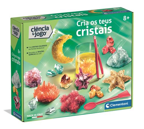 Kit Laboratório - Cria Os Teus Cristais - Clementoni