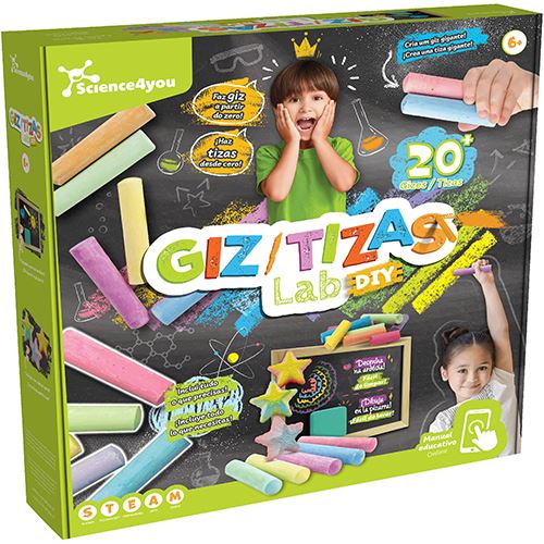 Laboratório de Giz DIY - Science4you