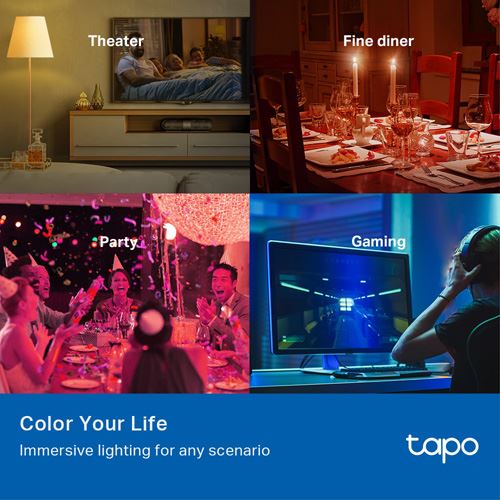Lâmpada Inteligente TP-Link Tapo TL13E RGB - 2 Uni. - Image 2