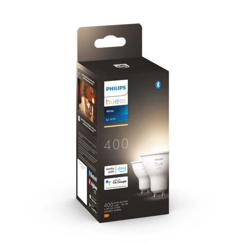 Lâmpada Philips Hue 5.2W GU10 - Branco - Pack 2 Unidades - Image 2