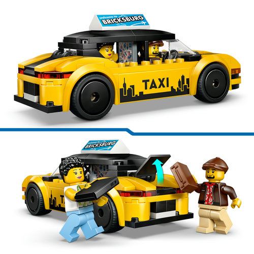 LEGO® City 60487 - Táxi Amarelo - Image 4