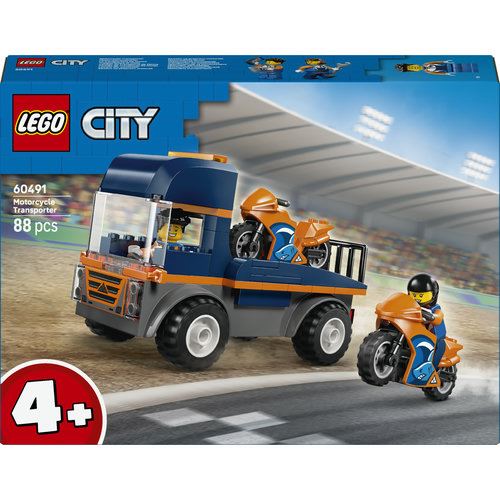 LEGO® City 60491 - Camião de Transporte de Motas