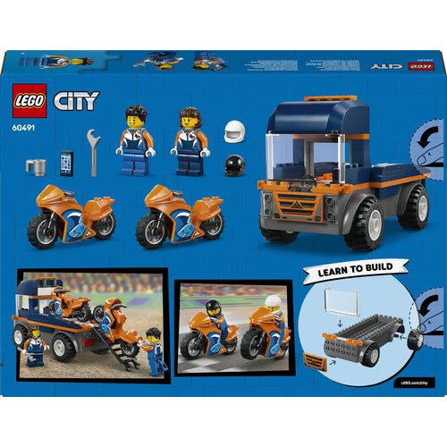 LEGO® City 60491 - Camião de Transporte de Motas - Image 9