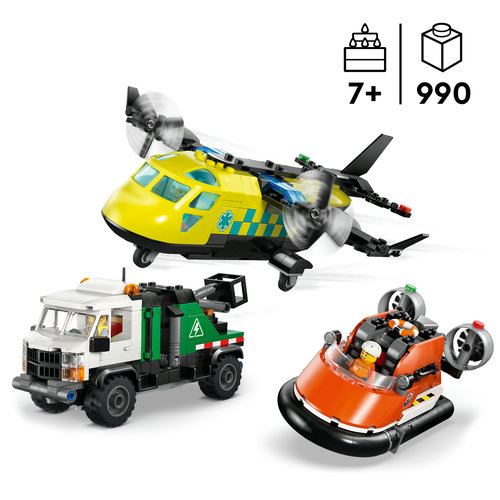 LEGO® City 60505 - Combinação de Avião, Camião de Assistência e Hovercraft - Image 3