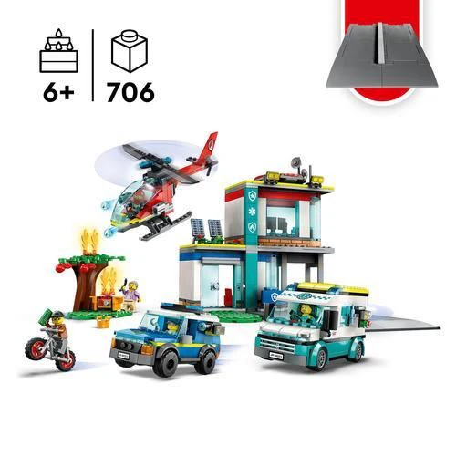 LEGO City Sede dos Veículos de Emergência 60371 - Image 3