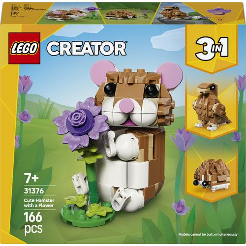 LEGO® Creator 31376 - Hámster Adorável Com Flor