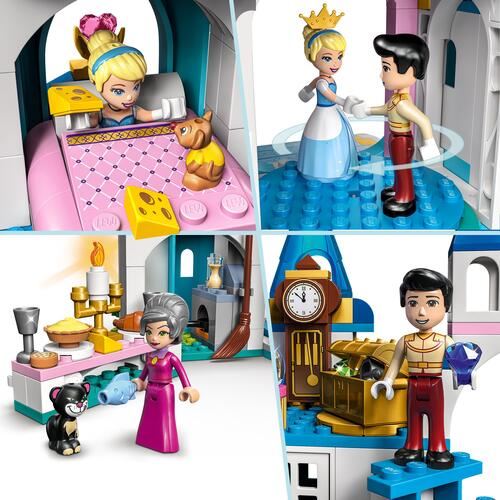 LEGO Disney Princess 43206 O Castelo da Cinderela e do Príncipe Encantado - Image 6