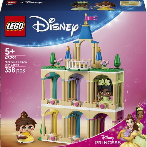 LEGO® Disney Princess 43291 - Mini Bela e Tiana com Castelo