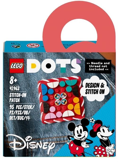 LEGO DOTS 41963 Placa Decorativa Coser Mickey Mouse; Minnie Mouse