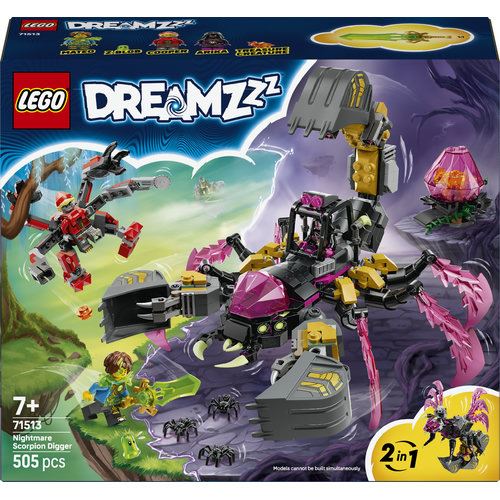 LEGO® DREAMZzz 71513 - Escavadora Escorpião dos Pesadelos