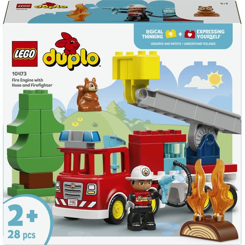 LEGO® DUPLO Town 10473 - Camião dos Bombeiros com Mangueira e Bombeiro